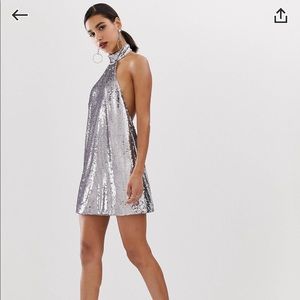 ASOS Dresses - New ASOS DESIGN halter sequin mini dress. ASOS Dresses - New ASOS DESIGN halter sequin mini dress.